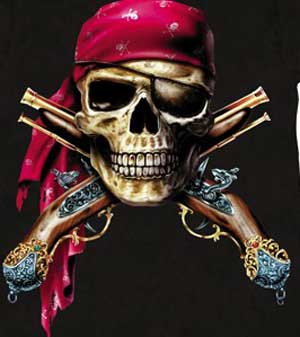 Skull & Muskets Shirt - Click Image to Close