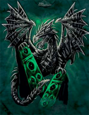 Electric Dragon Shirt - Click Image to Close