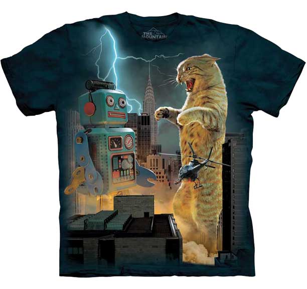 Cat Vs Robot T-Shirt