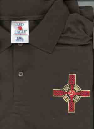 Large Celtic Cross Polo - Click Image to Close