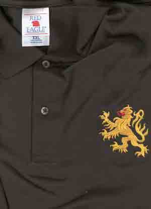 Scottish Lion Embroidered Polo