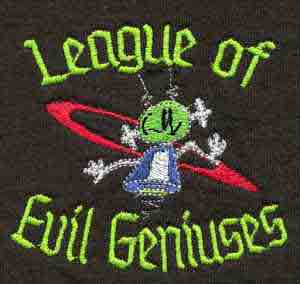 Embroidered League of Evil Geniuses Polo