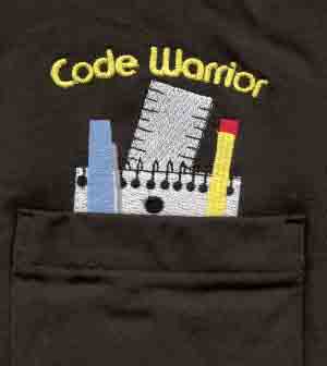 Embroidered Code Warrior Golf Shirt