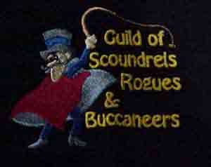 Embroidered Guild of Rogues, Scoundrels & Bucconeers Polo Shirt