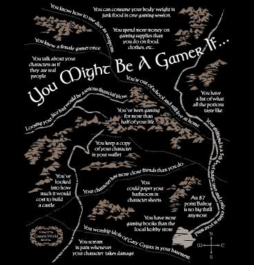 You Might be a Gamer T-Shirt Black 100% Cotton Shirt