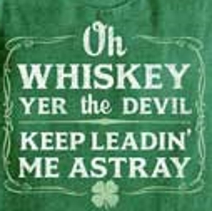 Whiskey Yer the Devil T-Shirt - Click Image to Close