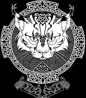 Celtic Lynx T Shirt 100% Cotton