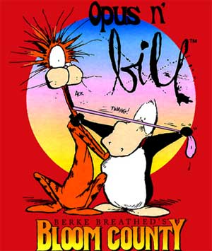 Bloom County Opus & Bill Shirt - Click Image to Close