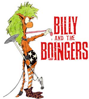 Bloom County Billy & the Boingers Shirt - Click Image to Close