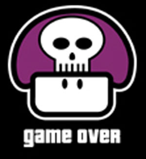 Game Over Mushroom Shirt