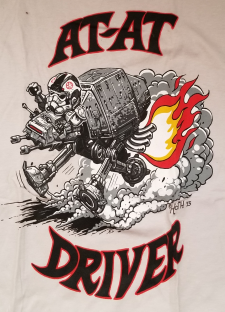 AT-AT Driver T-Shirt - Click Image to Close