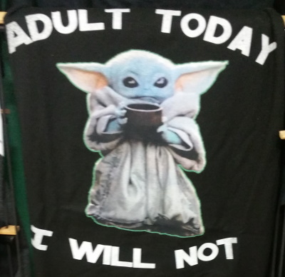 Grogu Adult T0day T-Shirt - Click Image to Close