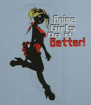 Anime Girls Do It Better Baby Doll Shirt