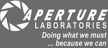 Aperture Labs T-Shirt - Click Image to Close