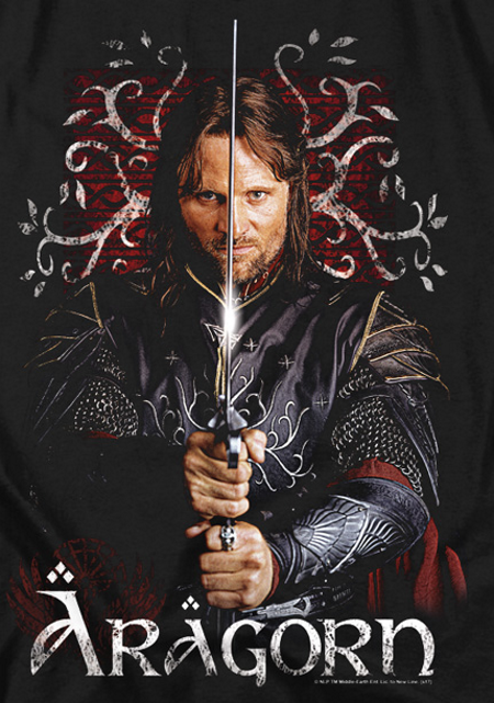 Aragorn LOTR T-Shirt - Click Image to Close