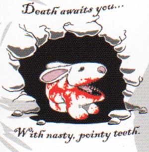 Death Teeth Vorpil Rabbit Monty Python Shirt