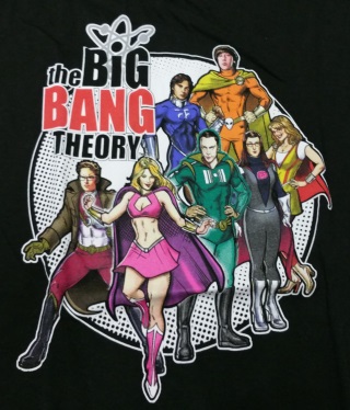 Big Bang Theory Heroes T-Shirt - Click Image to Close