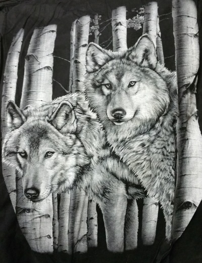 Two Wolves in Forest TShirt