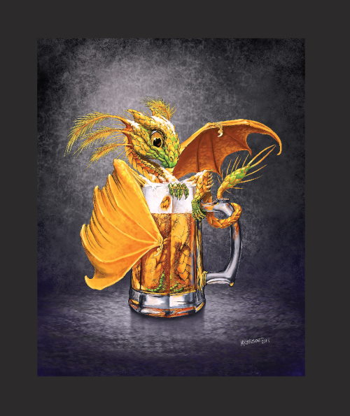 Beer Dragon T-Shirt - Click Image to Close