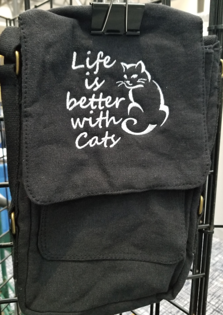 Life is Better with Cats Tech Bag - Click Image to Close