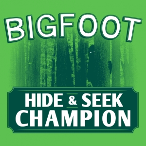 Bigfoot Hide & Seek Champion T-Shirt - Click Image to Close