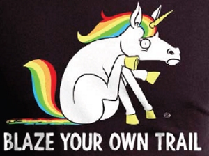 Blaze Your Own Trail T-Shirt - Click Image to Close