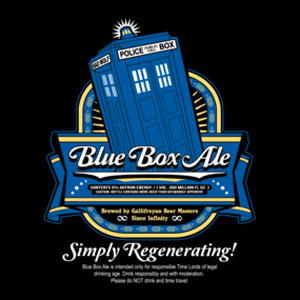 Blue Box Ale - Regenerating T-Shirt - Click Image to Close