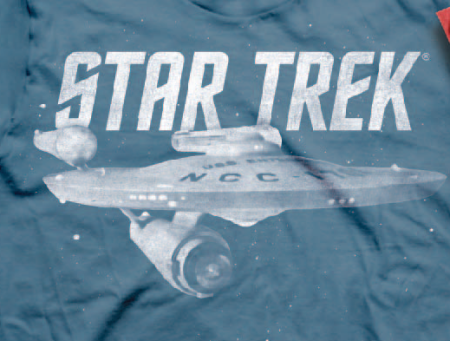 Star Trek Enterprise T-Shirt Blue - Click Image to Close