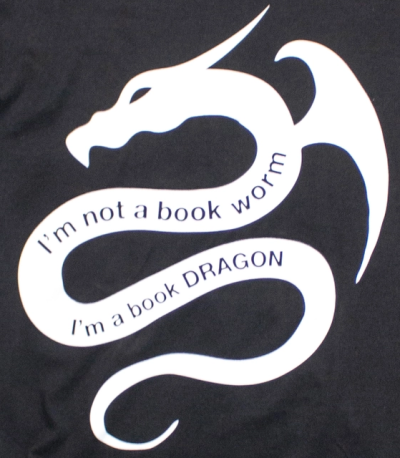 Book Dragon T-Shirt - Click Image to Close