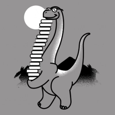 Bookosaurus T-Shirt - Click Image to Close