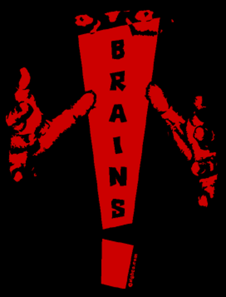 Brains Zombie T-Shirt