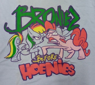 Broniez Before Hoenies T-Shirt - Click Image to Close