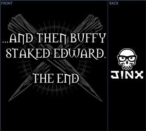 Buffy Staked Edward Shirt