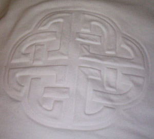 Celtic Knot Embossed Shirt - Click Image to Close