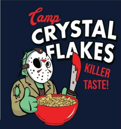 Camp Crystal Flakes T-Shirt - Click Image to Close