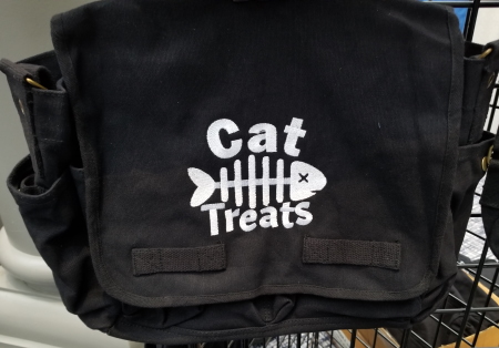 Cat Treats Messenger Bag - Click Image to Close