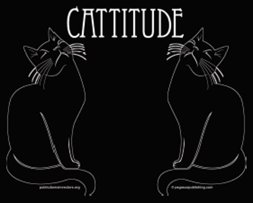 Cattitude T-Shirt - Click Image to Close