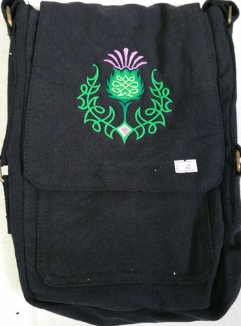 (image for) Scottish Thistle Square Bag