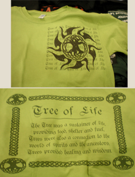 Celtic Tree of Lift T-Shirt - Click Image to Close