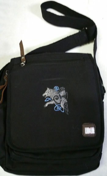 (image for) Celtic Wolf Square Bag