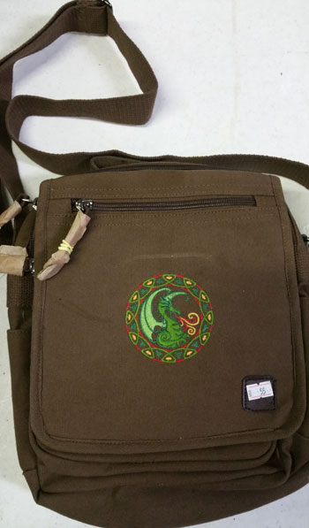 (image for) Circle Dragon Square Bag Brown