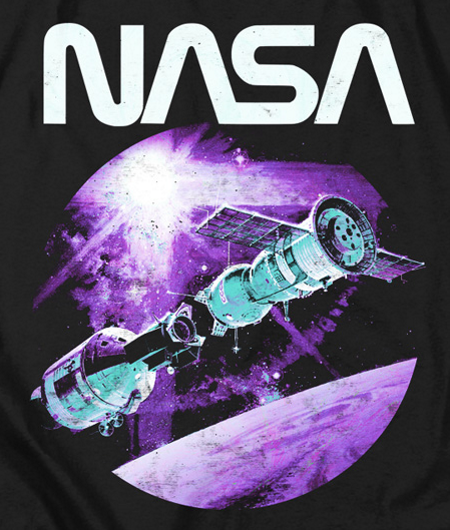 NASA Come Together Docking T-Shirt