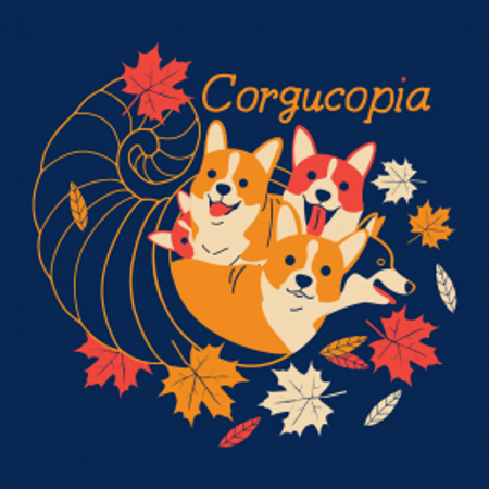 Corgucopia T-Shirt - Click Image to Close