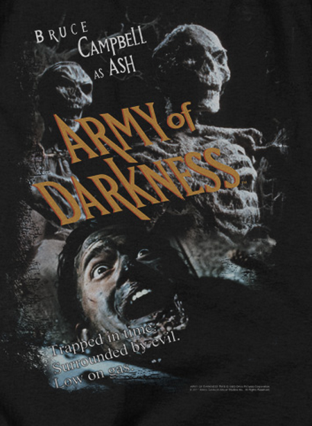 Army of Darkness Covered T-Shirt - Click Image to Close