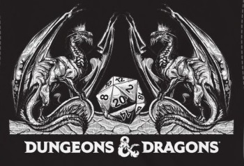 Dungeons & Dragons Black T-Shirt - Click Image to Close