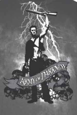 Army of Darkness White Lightning Shirt - Click Image to Close