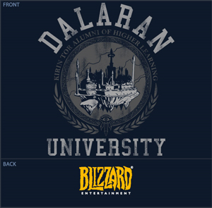 Dalaran University Shirt - Click Image to Close