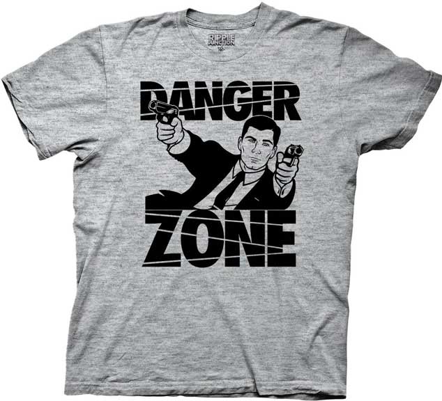 Danger Zone Archer T-Shirt - Click Image to Close