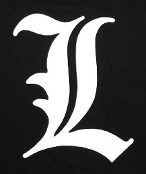 Death Note L Shirt - Click Image to Close