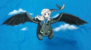 Daenerys' New Ride T-Shirt - Click Image to Close